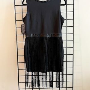 AX Fitted Fringe Dress | Size 10 US